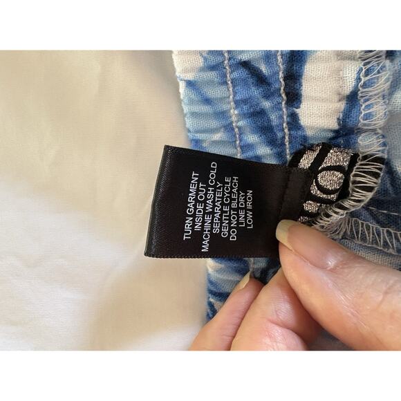 SOHO Apparel LTD Women's Large Wide Leg Pull 0n Summer Pants Elastic Waist Tie - Picture 9 of 15